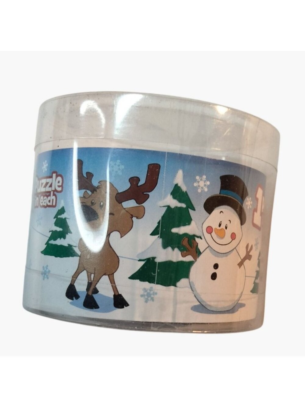 Stocking Stuffer Mini Christmas Puzzle Elf Reindeer Snowman